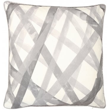 Nastro Silver 45cm Square Cushion from Malini