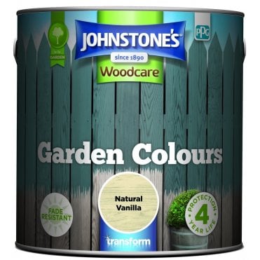 Natural Vanilla Garden Colours Paint - Johnstone's Woodcare