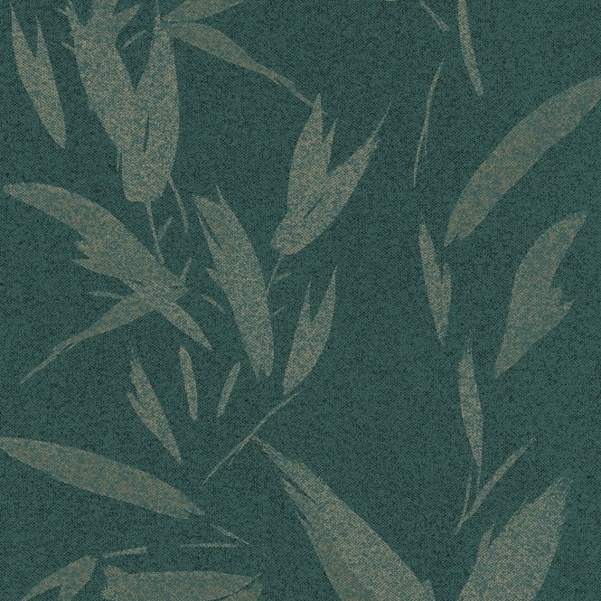New Elegance Baroque Palm Dark Green Wallpaper by AS Creation 37549-1