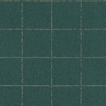 AS Creation | New Elegance Grid Geo Texture Dark Green Wallpaper | 37551-1