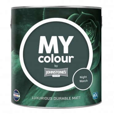 MY Colour | Night Watch Durable Matt Emulstion Paint 2.5L Can | Johnstone's Paint from PPG