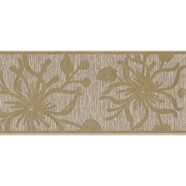 Only Border Glitter Bloom Gold Self Adhesive Border by AS Creation 3466-98