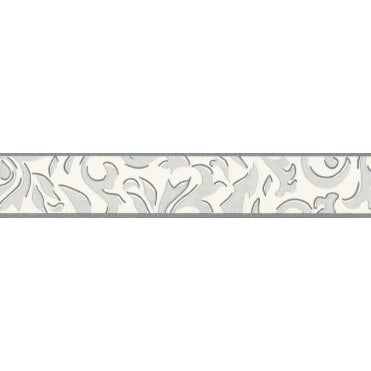 Only Borders Scroll Grey Narrow Border by AS Creation 96209-1