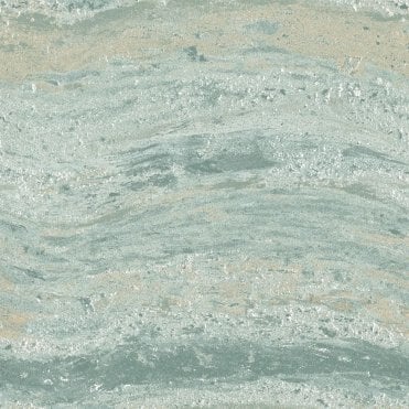 Onyx Green / Gold Wallpaper by The Design Library 544466