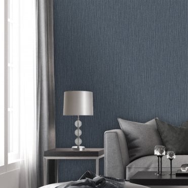 Oria Texture Navy Wallpaper by Belgravia Decor 6742