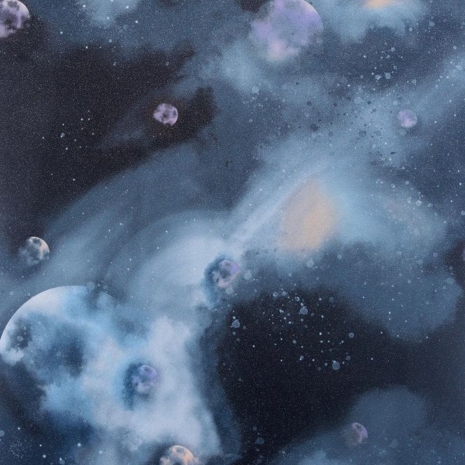 Out Of This World Navy Wallpaper by Arthouse 251903