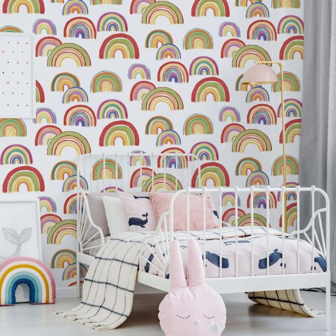 Over The Rainbow - Multi Wallpaper by Graham and Brown Fresco 112589