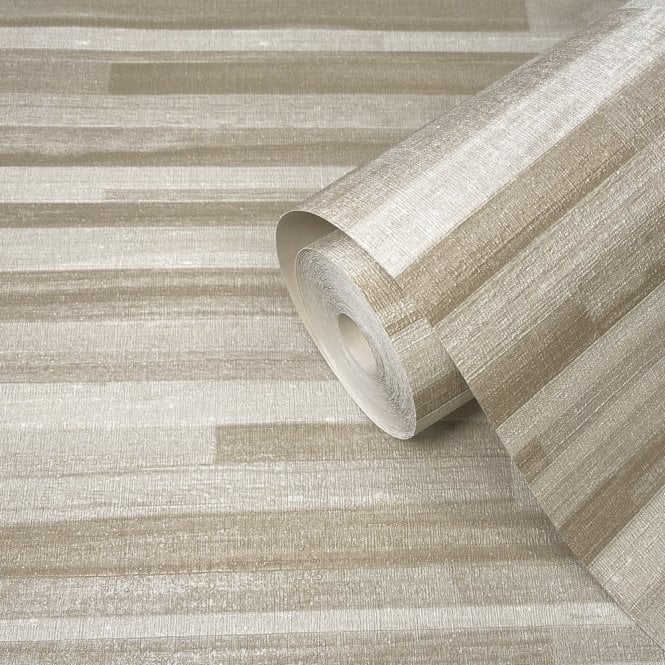 Palma Wood Wallpaper White / Champagne by Belgravia Decor GB 9013