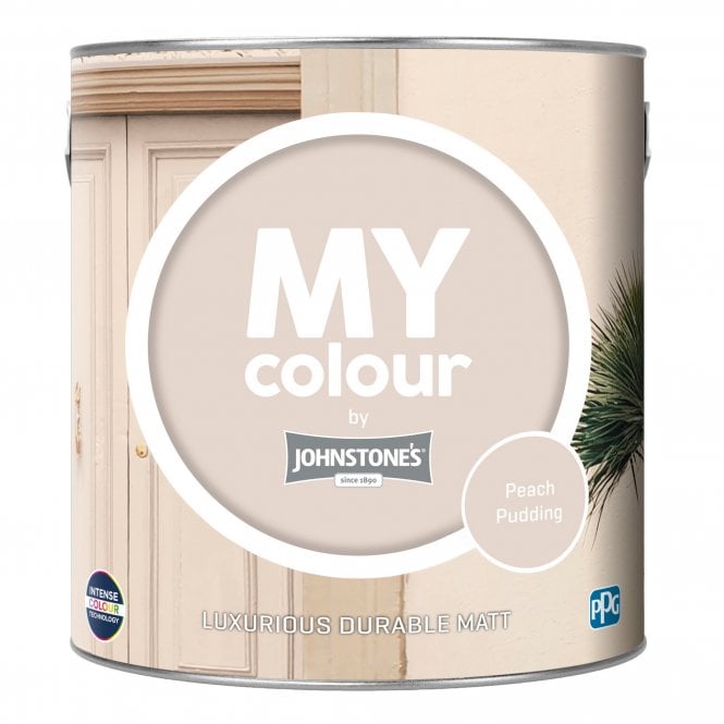 Peach Pudding Durable Matt Emulsion - MY Colour by Johnstones Paint
