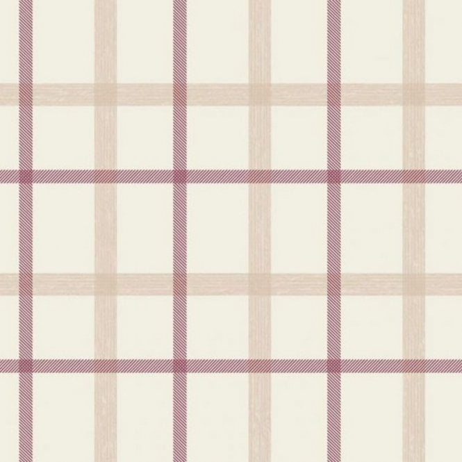 Plaid Russet Textured Check Wallpaper by Superfresco 20-540