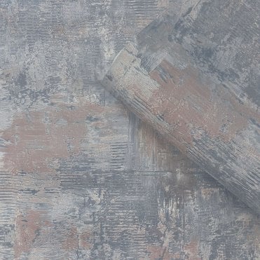 Belgravia Décor Roll | Plaster Texture Wallpaper Blue GB 9023 | Zambaiti