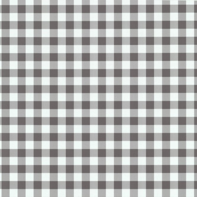 Playground Coffee Gingham Check Wallpaper by P+S International 05638-20