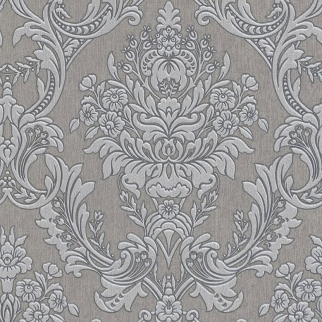 Province Damask Grey Wallpaper by Graham & Brown 31-036