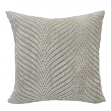 Rada Ivory Textured 43cm Square Cushion from Malini