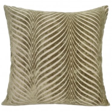 Rada Olive Textured 56cm Square Cushion from Malini