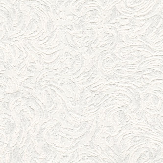 Richmond Swirl Texture White Blown Vinyl Wallpaper by Belgravia 5806