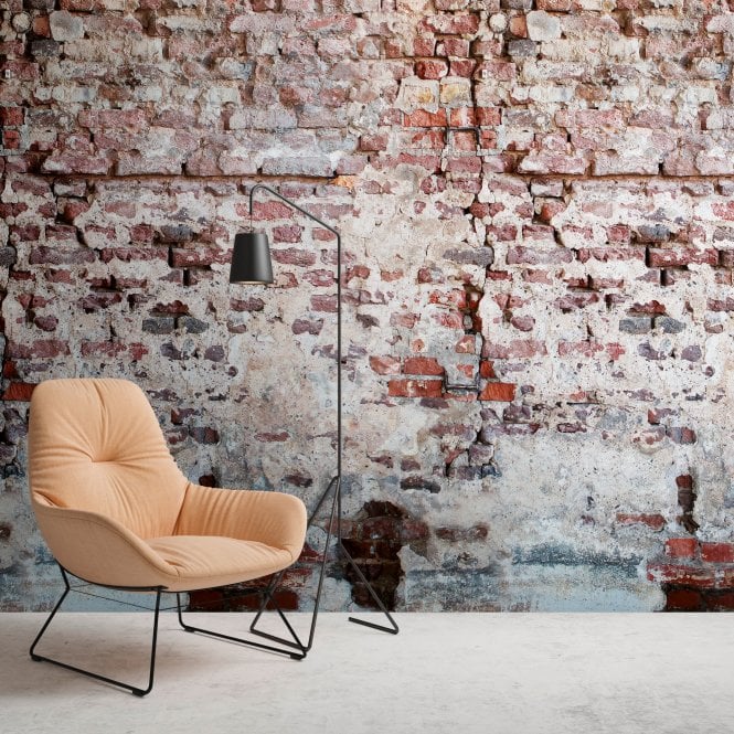 Rustic Brick Mural from Metropolitan Stories The Wall by AS Creation 383351
