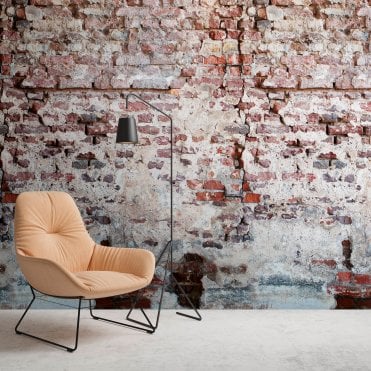 AS Creation Wall | Rustic Brick Mural 383351 | The Wall - Metropolitan Stories