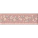 SAMPLE - Alvina Floral Peach 10 Metre Border by Coloroll 394150
