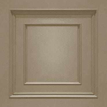 SAMPLE - Amara Wood Panel Wallpaper Champagne by Belgravia Decor GB 7401