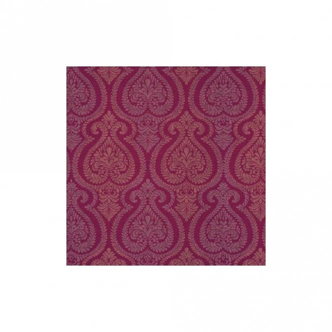SAMPLE - Ambiance Pink Motif Wallpaper by GranDeco 297021