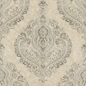 SAMPLE - Athena Damask Wallpaper Beige and Brown by Sartoria LT7703
