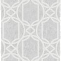 SAMPLE - Boutique Deco Geo - Soft Grey Wallpaper by Graham & Brown 106683