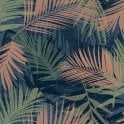 SAMPLE - Boutique Jungle Glam Blue - Green Wallpaper by Graham & Brown 104264