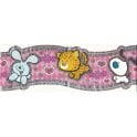 SAMPLE - Bublegum Petz Holograpahic Self Adhesive Scalloped Edge Border 60163
