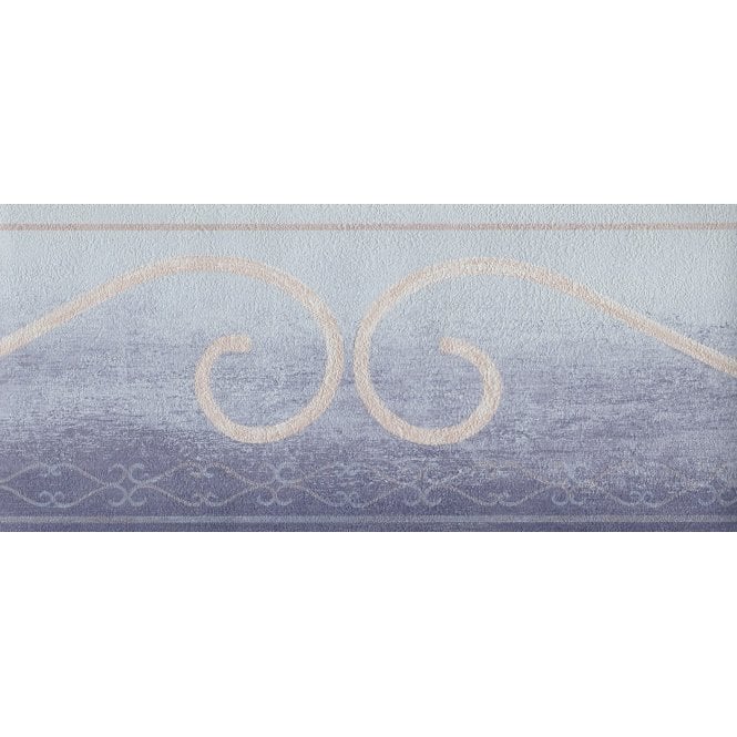SAMPLE - Callisto Ombre Scroll Purple Border by Ideco 23101