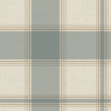 SAMPLE - Carmella Check Wallpaper Blue by Belgravia Decor GB 7157