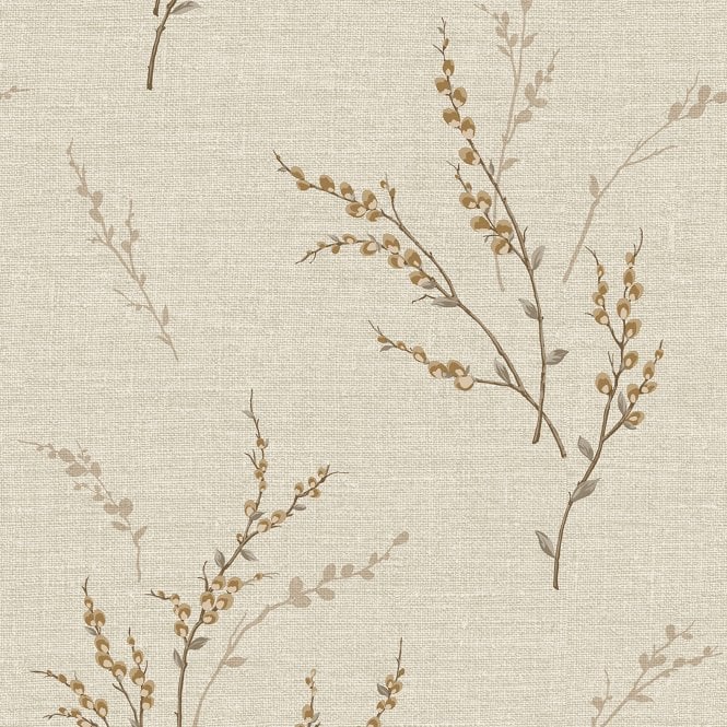 SAMPLE - Carmella Floral Wallpaper Cream by Belgravia Decor GB 7150