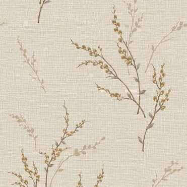 SAMPLE - Carmella Floral Wallpaper Cream by Belgravia Decor GB 7150