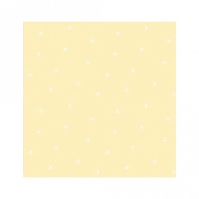 SAMPLE - Carousel Stars Wallpaper Yellow / White by Decorline DL21110