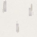 SAMPLE - Charlene Grey / Beige Geometric Motif Wallpaper by Rasch Homestyle 455809