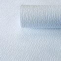 SAMPLE - Chevron Bark Effect White Blown Vinyl Wallpaper by A.S. Creation 1048-16