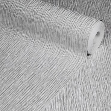 SAMPLE - Classic Highlights Silver Shadow Textured Vinyl Wallpaper by Vynaglypta RD464