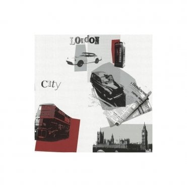 SAMPLE - Code Red London City Wallpaper by P+S International 05642-10