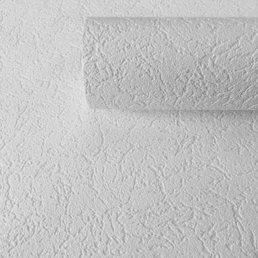 SAMPLE - Cracked Ice Textured White Blown Vinyl Wallpaper by A.S. Creation 2829-10