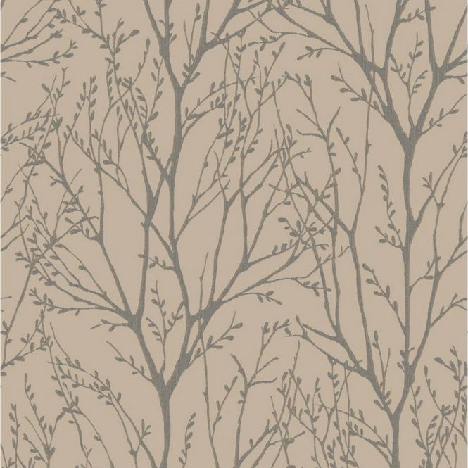 SAMPLE - Delamere Heavyweight Wallpaper Bronze by Fine Decor FD31146S