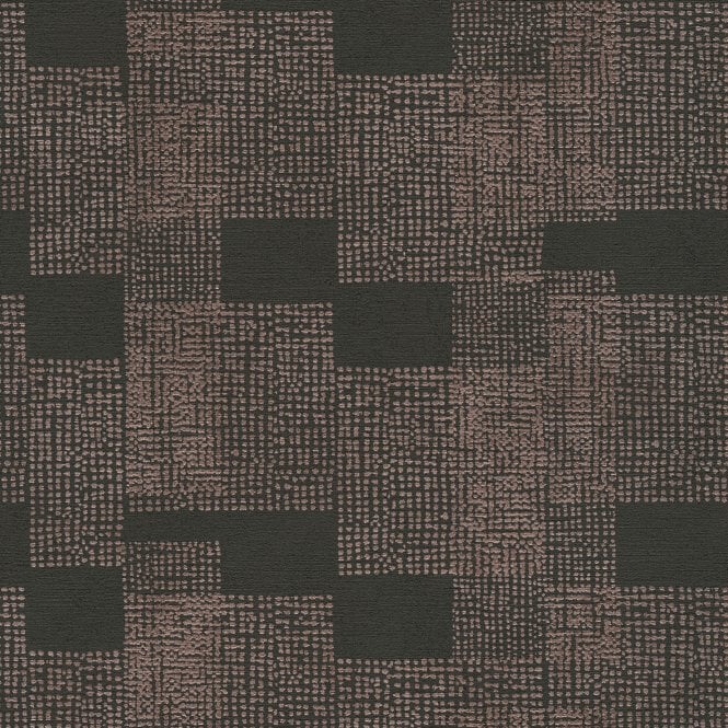 SAMPLE - Desert Lodge Geometric Black Wallpaper by AS Creation 38525-2