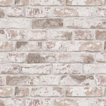 SAMPLE - Distressed Brick - Pastel Wallpaper by Graham and Brown Fresco 111403