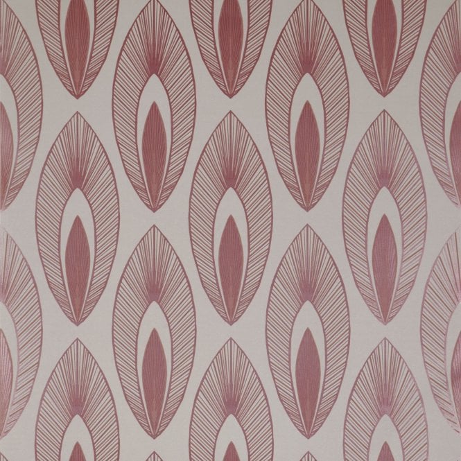 SAMPLE - Elements Arrow Leaf Wallpaper Amethyst by iLiv