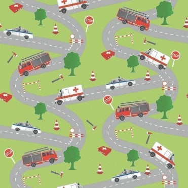 SAMPLE - Emergency Services Playground Wallpaper by Rasch 260754