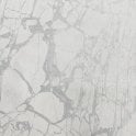 SAMPLE - Enzo Marble White / Silver Wallpaper by The Design Library 538144
