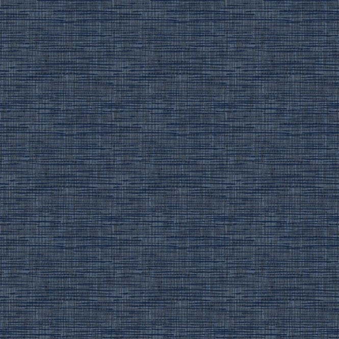 SAMPLE - Fabric Touch Rattan Weave Dark Blue Wallpaper by design id FT221251