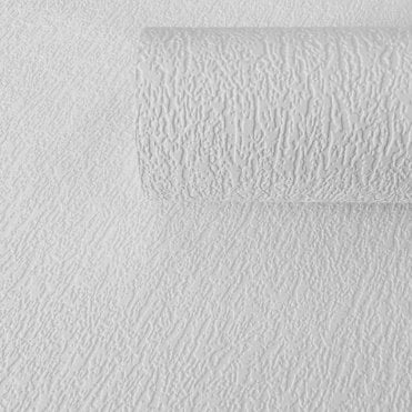 SAMPLE - Fine Bark White Blown Vinyl Wallpaper by A.S. Creation 6664-13