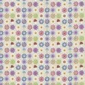 SAMPLE - Flower Power Multi-Colour Wallpaper by Rasch 287707