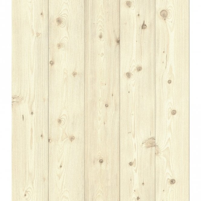 SAMPLE - Fresh Pine Boards Washable Wallpaper by Rasch 664522