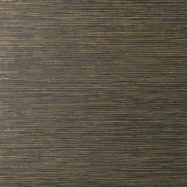 SAMPLE - Fusion Grasscloth Plain Texture Wallpaper Charcoal by Crown M1770
